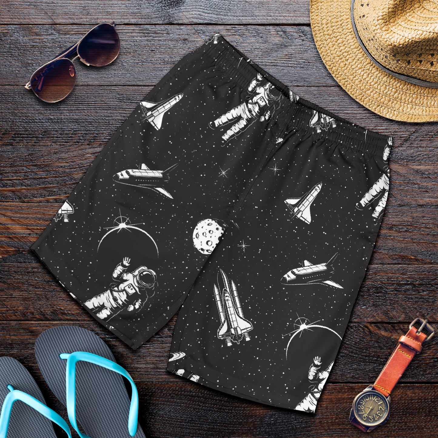 Space Pattern Mens Shorts