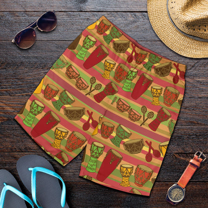 Percussion Pattern Print Design 01 Mens Shorts