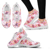 Bird Of Paradise Pattern Print Design BOP011 Sneakers White Bottom Shoes