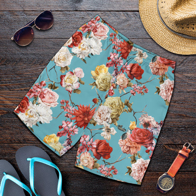 Summer Floral Pattern Print Design SF05 Mens Shorts
