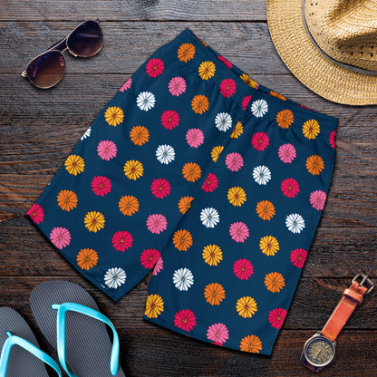 Gerberas Pattern Print Design GB06 Mens Shorts