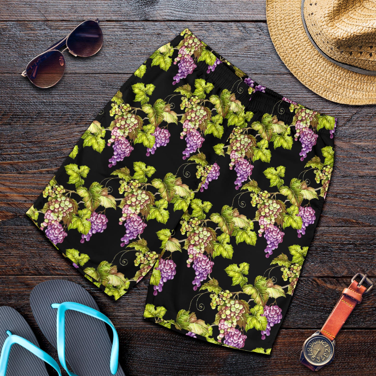 Grape Pattern Print Design GP04 Mens Shorts