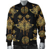 lotus Boho Pattern Print Design LO03 Men Bomber Jacket