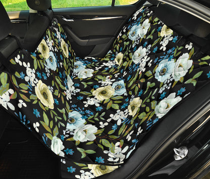 Anemone Pattern Print Design AM03 Rear Dog  Seat Cover