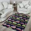 Camper Cute Camping Design No 3 Print Area Rugs