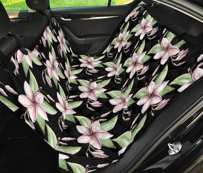 Plumeria Pattern Print Design PM02 Rear Dog  Seat Cover