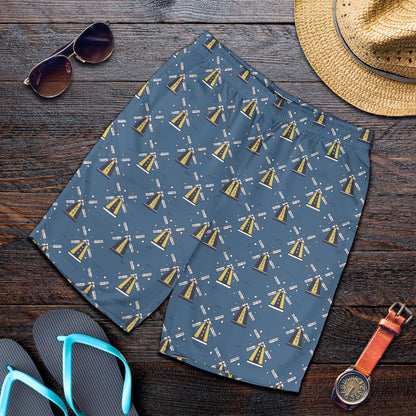 Windmill Pattern Print Design 03 Mens Shorts