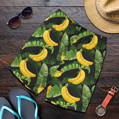 Banana Pattern Print Design BA01 Mens Shorts