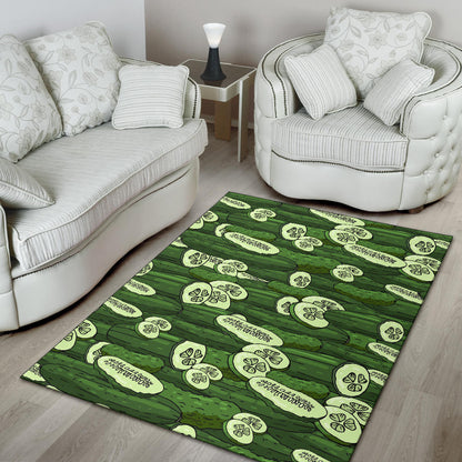 Cucumber Pattern Print Design CC01 Area Rugs