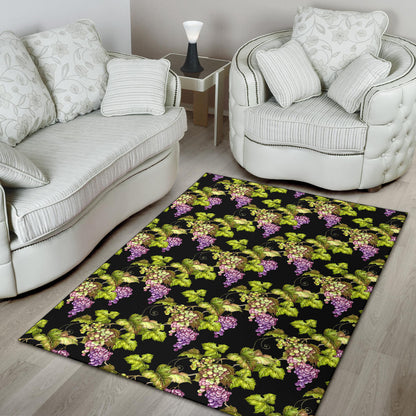 Grape Pattern Print Design GP04 Area Rugs
