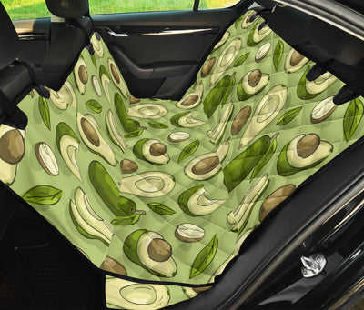 Avocado Pattern Print Design AC03 Rear Dog  Seat Cover