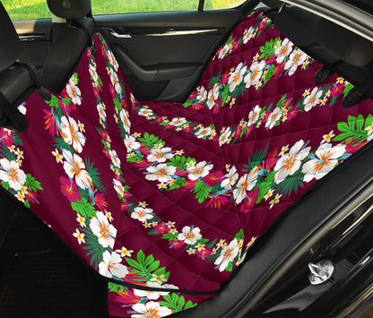 Hawaiian Themed Pattern Print Design H06 Rear Dog  Seat Cover