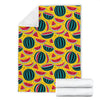 Watermelon Pattern Print Design WM02 Fleece Blanket