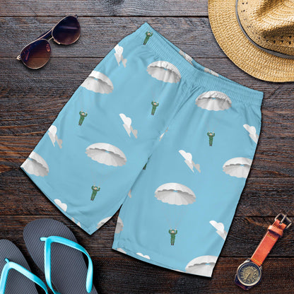 Paratrooper Pattern Print Design A02 Mens Shorts