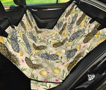 Pineapple Pattern Print Design PP012 Rear Dog  Seat Cover