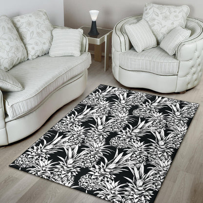 Pineapple Pattern Print Design PP08 Area Rugs