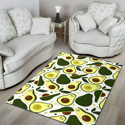 Avocado Pattern Print Design AC06 Area Rugs