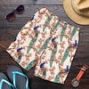 Cherry Blossom Peacock Mens Shorts