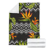 Bird Of Paradise Pattern Print Design BOP07 Fleece Blanket