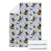 Bee Pattern Print Design BEE08 Fleece Blanket