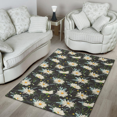 Daisy Pattern Print Design DS08 Area Rugs