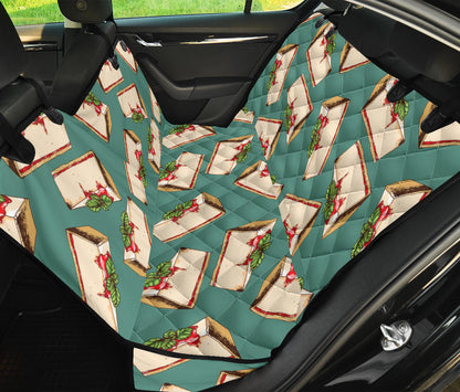 Cheesecake Pattern Print Design CK02 Rear Dog  Seat Cover