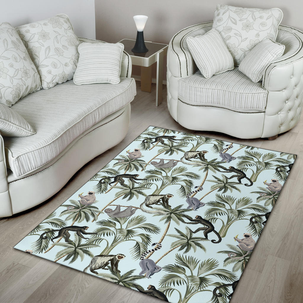 Rainforest Pattern Print Design RF04 Area Rugs