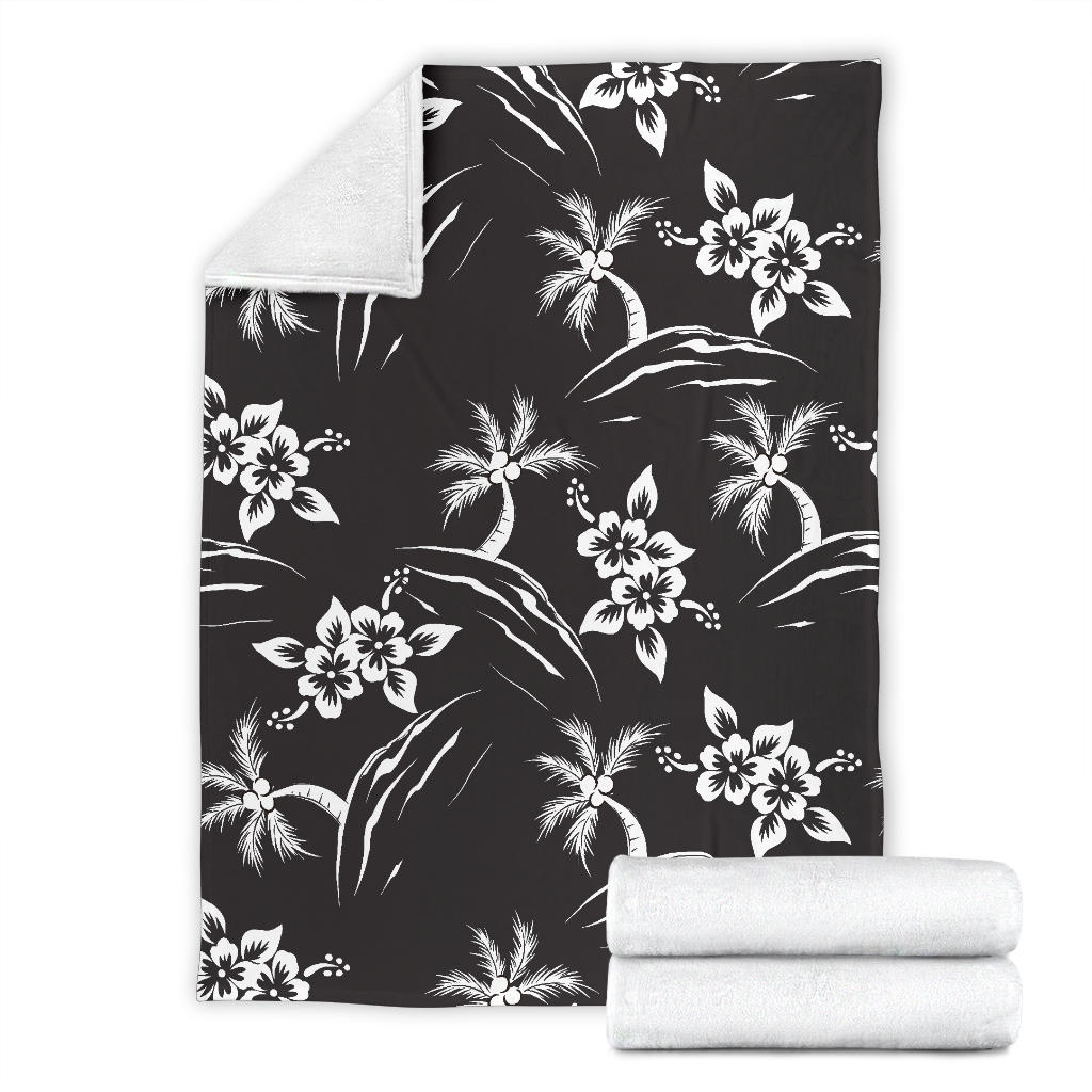 Palm Tree Pattern Print Design PT02 Fleece Blanket