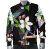 Apple blossom Pattern Print Design AB07 Men Bomber Jacket