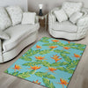 Bird Of Paradise Pattern Print Design BOP04 Area Rugs