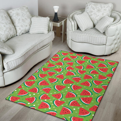 Watermelon Pattern Print Design WM05 Area Rugs