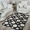 Daisy Pattern Print Design DS02 Area Rugs