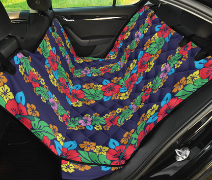 Hawaiian Themed Pattern Print Design H03 Rear Dog  Seat Cover