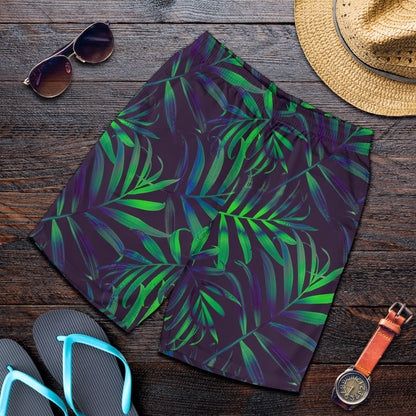 Palm Leaves Pattern Print Design PL01 Mens Shorts