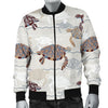 Sea Turtle Pattern Print Design T07 Men Bomber Jacket