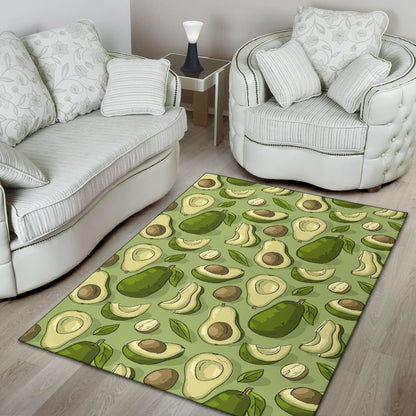 Avocado Pattern Print Design AC03 Area Rugs