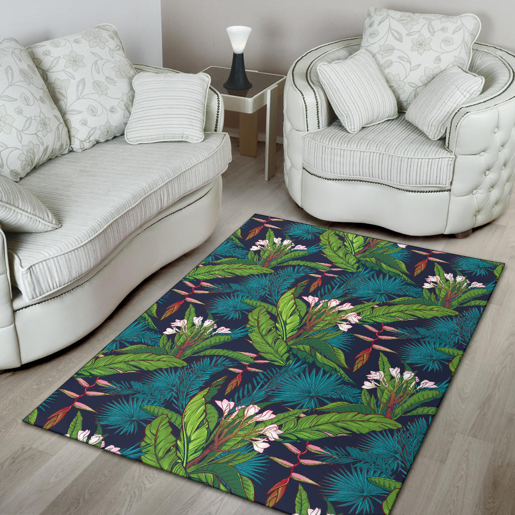 Rainforest Pattern Print Design RF01 Area Rugs