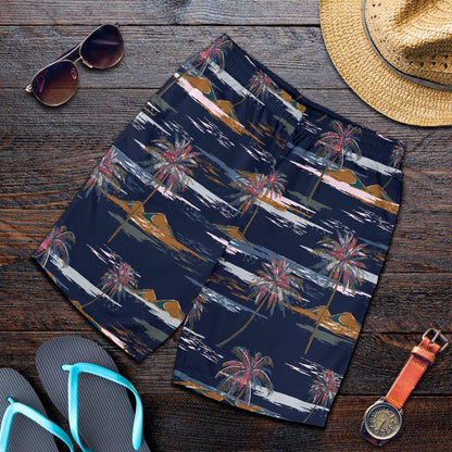 Pacific island Pattern Print Design A06 Mens Shorts