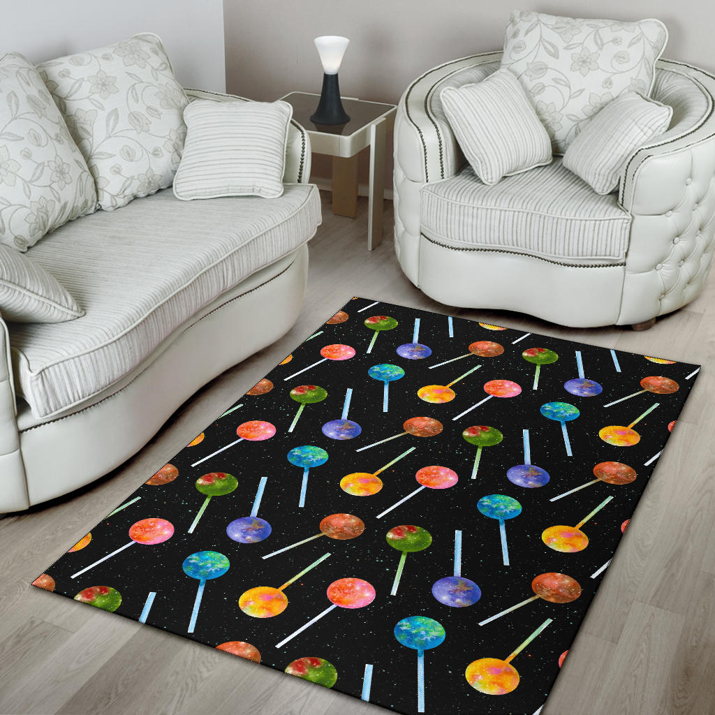 Lollipop Pattern Print Design LL04 Area Rugs