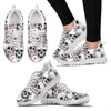 Cherry Blossom Pattern Print Design CB03 Sneakers White Bottom Shoes