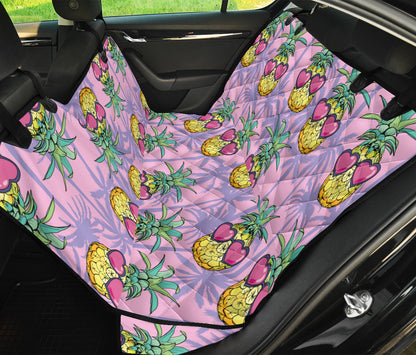 Pineapple Pattern Print Design PP06 Rear Dog  Seat Cover