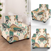 Indian Skull Pattern  Armchair Slipcover