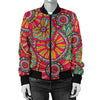 Boho Pattern Print Design 01 Women's Bomber Jacket