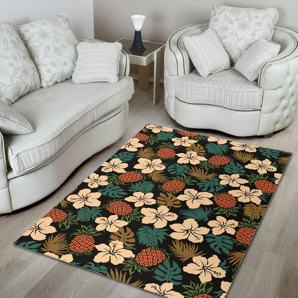 Hawaiian Themed Pattern Print Design H08 Area Rugs