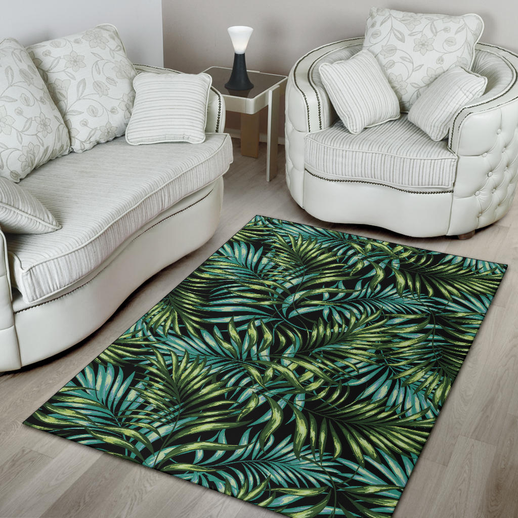 Tropical Flower Pattern Print Design TF08 Area Rugs