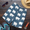 Polar Bear Pattern Print Design A01 Mens Shorts