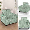 Sea Turtle Skin Print Armchair Slipcover