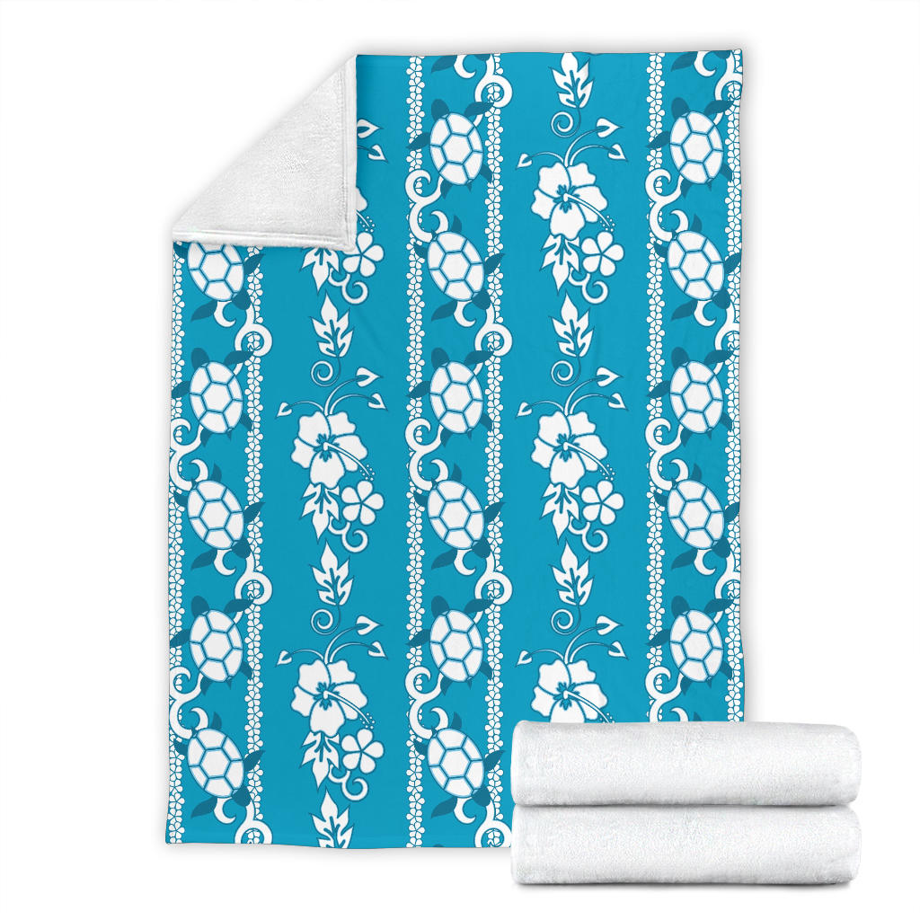 Hawaiian Themed Pattern Print Design H025 Fleece Blanket