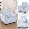 Donut Unicorn Pattern Print Design DN014 Armchair Slipcover