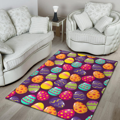 Easter Eggs Pattern Print Design RB04 Area Rugs